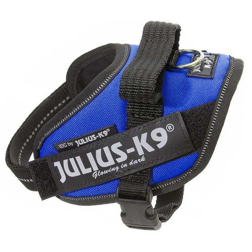 JULIUS-K9 шлейка для собак IDC®-Powerharness Mini-Mini (40-53см/ 4-7кг), синий