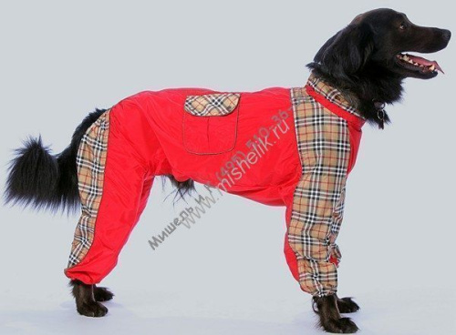 ТУЗИК ош 59 ог 83 от 71 дс 52 рост 60 комбинезон теплый для породы шарпей кобель