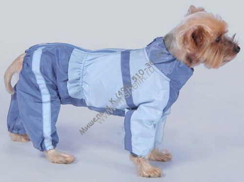 ТУЗИК ош 39 ог 72 от 66 дс 49 рост 47 комбинезон холодный для породы русский спаниель сука