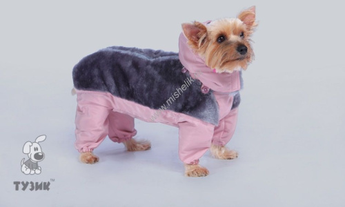 ТУЗИК ош 27 ог 42 от 34 дс 32 рост 33 комбинезон теплый с мехом зима - 2 для породы той-пудель кобель