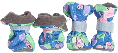 OSSO FASHION размер M ботиночки для собак мелких пород на флисе