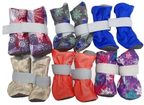 OSSO FASHION EVA размер S ботиночки для собак мелких пород на флисе