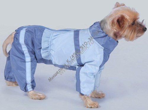 ТУЗИК ош 37 ог 65 от 58 дс 43 рост 44 комбинезон холодный для породы американский кокер спаниель сука