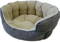 NOBBY BRENTA 59 см х 53 см х 23 см лежак мягкий серо-коричневый 