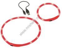 NOBBY L 70-85 см шлейка для собак светодиодная зеленая