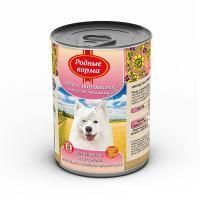 РОДНЫЕ КОРМА 970 г консервы для собак птица с потрошками в желе по-московски 