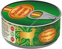 РОДНЫЕ КОРМА 100 г знатные консервы 100 % ягненок для кошек 