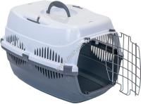 ДАРЭЛЛ Спутник-1 43х29х27,5 см до 9 кг переноска для животных с металлической дверцей, серо-белая 