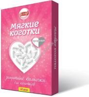 CLINY 40 шт мягкие коготки прозрачные 1х26