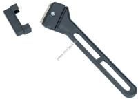 HOMEFISH 5 см х 18,5 см L 26 см скребок аквариумный с лезвием серый 