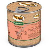 Organic Сhoice 340 г консервы 100 % телятина для щенков 
