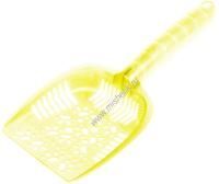 HOMECAT Atlantis 25 см х 10,8 см х 3,5 см совок для кошачьего туалета желтый перламутр