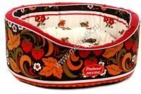 РОДНЫЕ МЕСТА Хохлома №1 43х38х15 см лежак для животных премиум