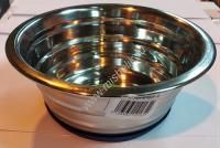 ANKUR 0,80 л миска металлическая ребристая вакуумное крепление ANKUR 0,80 л миска металлическая ребристая вакуумное крепление