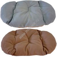 HOMEPET Микровелюр Caramel - Silver №1 45 см х 33 см х 5 см подушка для пластикового лежака