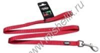 NOBBY CLASSIC PRENO длина 120 см ширина 10 мм поводок для собак нейлон красный 