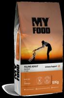 Myfood Feline Adult Sterilised Multi-Cat with Salmon 12 кг сухой корм для стерилизованных кошек с лососем