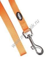 NOBBY CLASSIC длина 120 см ширина 20 мм поводок для собак нейлон оранжевый 1х66