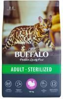 MR.BUFFALO STERILIZED 10 кг сухой корм для кошек индейка