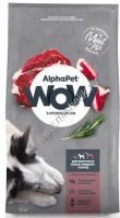 ALPHAPET WOW SUPERPREMIUM 15 кг сухой корм для взрослых собак средних пород с говядиной и сердцем