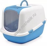 SAVIC NESTOR JUMBO туалет для кошек белый голубой камень 
