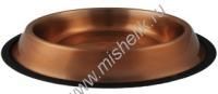 ANKUR 0,25 л миска медный цвет резиновое основание металл  ANKUR 0,25 л миска медный цвет резиновое основание металл