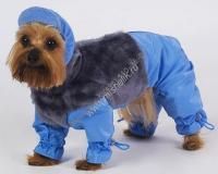 ТУЗИК ош 22 ог 37 от 32 дс 26 рост 24 комбинезон теплый с мехом зима - 1 для породы йоркширский терьер № 1 кобель