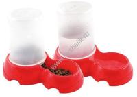 ДАРЭЛЛ 1000 мл автопоилка/автокормушка пластиковая, бирюзовая 