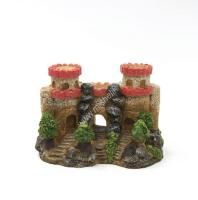 HOMEFISH Замок 14,5 см х 9,3 см х 9,5 см грот для аквариума