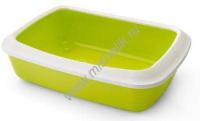 SAVIC LITTER TRAY IRIZ 42 см туалет для кошек с бортом серый 