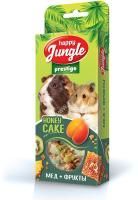 HAPPY JUNGLE Престиж 3 шт корзинки для грызунов мед+фрукты 