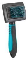 Щётка-пуходерка с пластиковой щетиной, 7х16см