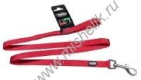 NOBBY CLASSIC длина 120 см ширина 25 мм поводок для собак нейлон красный 1х84