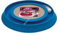 GEORPLAST HAPPYCAT 41 см x 38 см x 5см когтеточка -игрушка для кошек с шариком 