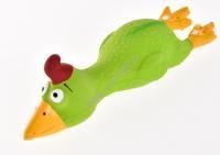 HOMEPET 17,5 см игрушка для собак петух с пищалкой латекс