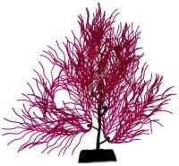 HOMEFISH 19 см растение для аквариума силиконовое с флюорисцентным эффектом фиолетовое