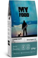 Myfood Canine Puppy Mini Multi-Dog with Lamb & Rice 2,5 кг сухой корм для щенков с ягненком и рисом 