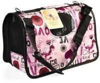 HOMEPET Париж 37 см х 19 см х 23 см сумка-переноска для животных