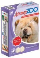 ДОКТОР ZOO 90 шт мультивитаминное лакомство cо вкусом лосося для собак 