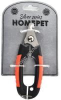 HOMEPET SILVER SERIES 16 см х 4,5 см размер L когтерез секатор с фиксатором