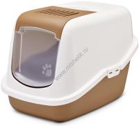 SAVIC NESTOR 56 см х 39 см х 38,5 см туалет для кошек закрытый белый коричневый 