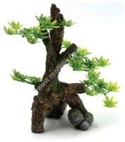 HOMEFISH Дерево бонсай 10 см х 8 см х 15,2 см грот для аквариума