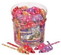 NOBBY МЫШКА 7см игрушка для кошек в горошек 1х72