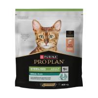 PRO PLAN 400 г сухой корм для взрослых стерилизованных кошек и кастрированных котов, с высоким содержанием лосося 