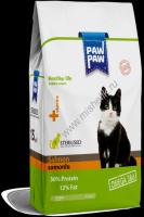 Pawpaw Sterilised Cat Food with Salmon 1,5 кг сухой корм для стерилизованных кошек с лососем 