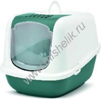 SAVIC NESTOR JUMBO туалет для кошек белый холодный-зеленый 