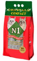 №1 CRYSTALS COMPACT 10 л комкующийся наполнитель для кошачьих туалетов 
