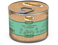 Organic Сhoice 240 г консервы для кошек гусь с ягненком и ягодами 