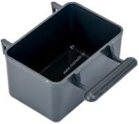 HOMEPET 8 см х 5 см х 4,5 см кормушка для птиц в клетку прямоугольная серая 1х20