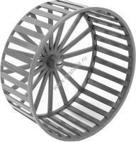 ДАРЭЛЛ D140 колесо для грызунов пластиковое без подставки, серое 